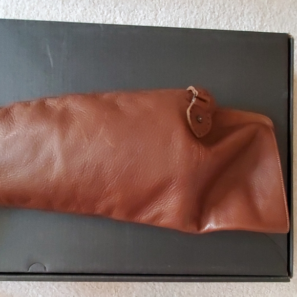 Frye Shirley Over the Knee Brown Leather Boots - Picture 7 of 8